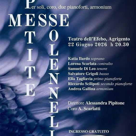 Al momento stai visualizzando Preparativi in corso per la “Petite Messe Solennelle” di Rossini con Pipitone direttore