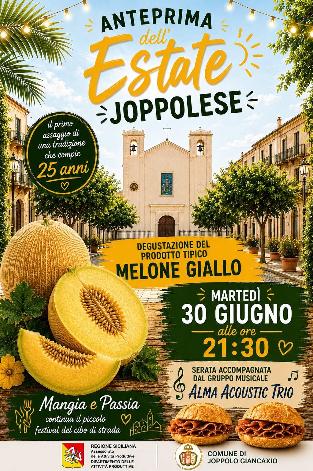 Al momento stai visualizzando Anteprima speciale per la Sagra del Melone giallo a Joppolo Giancaxio