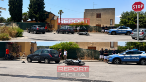 Scopri di più sull'articolo Incidente tra auto e scooter al Villaggio Peruzzo: paura, ma nessun ferito