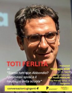 Scopri di più sull'articolo Salvatore Ferlita presenta “Siamo tutti con Abbondio?” al Centro Culturale Pasolini