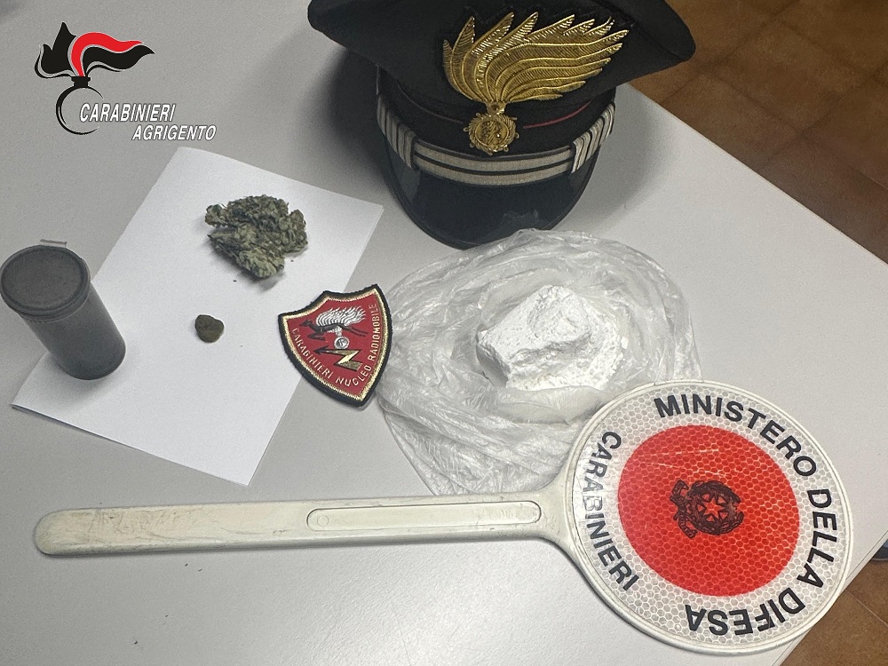 Al momento stai visualizzando Due arresti a San Giovanni Gemini per possesso di 100 grammi di cocaina