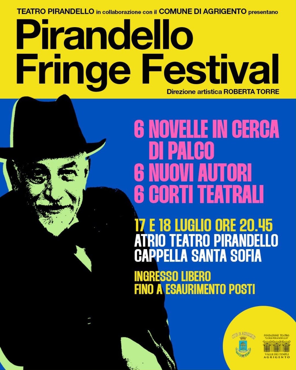 Al momento stai visualizzando Parte il Pirandello Fringe Festival: Agrigento si tinge di cultura e spettacolo