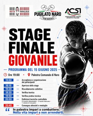 Al momento stai visualizzando A Naro la Finale Giovanile di Pugilato promuove i valori sportivi