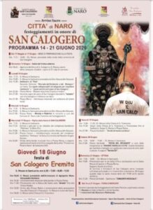 Scopri di più sull'articolo Festeggiamenti per San Calogero Eremita a Naro: inizio il 16 giugno
