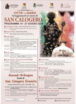 Al momento stai visualizzando Festeggiamenti per San Calogero Eremita a Naro: inizio il 16 giugno