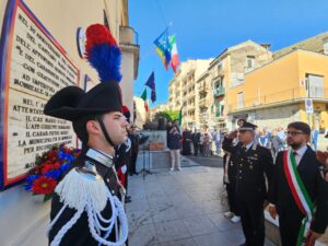 Scopri di più sull'articolo Commemorazione dell’eccidio dei carabinieri D’Aleo, Bommarito e Morici di 43 anni fa
