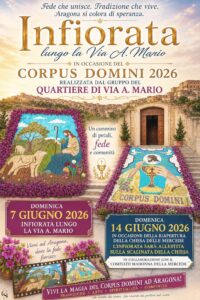 Scopri di più sull'articolo Aragona si prepara all’Infiorata del Corpus Domini: appuntamento il 7 giugno