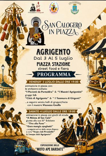 Al momento stai visualizzando Tre giorni di celebrazioni per San Calogero in Piazza Stazione ad Agrigento