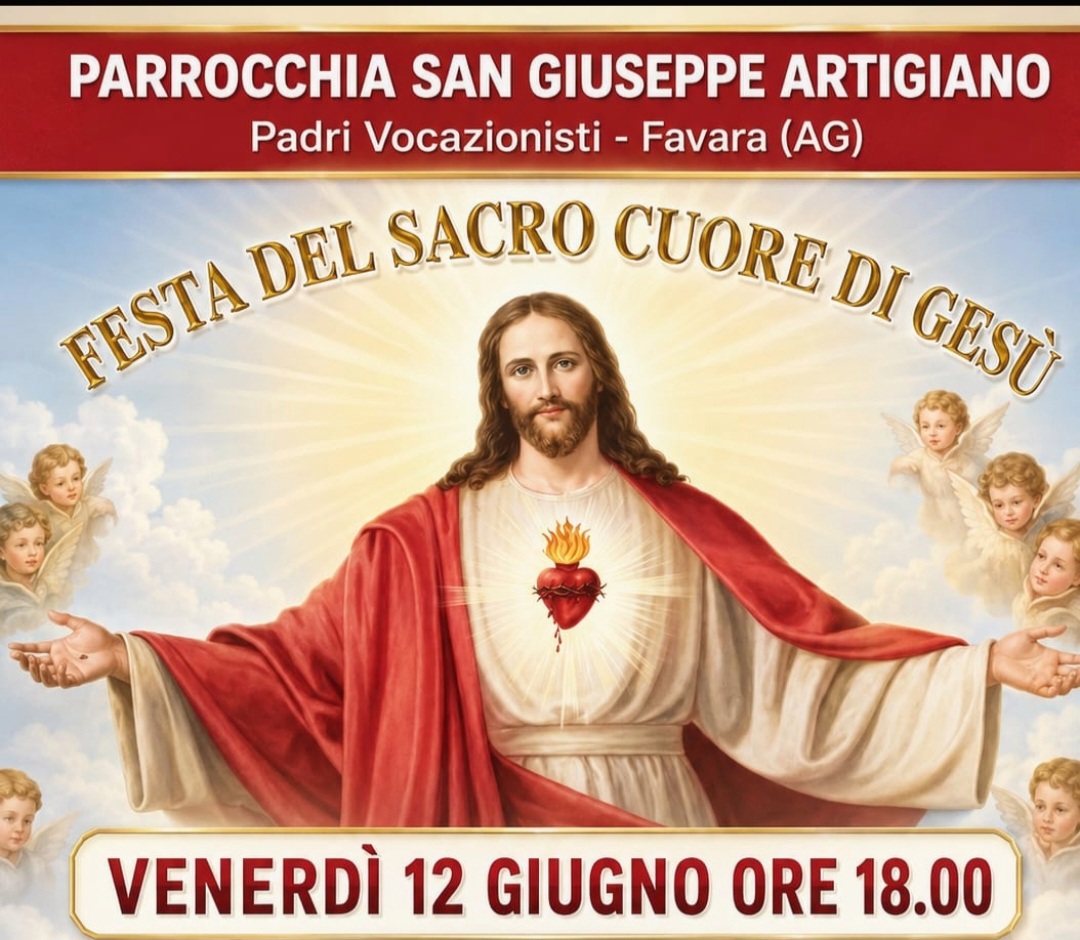 Al momento stai visualizzando Festa del Sacro Cuore di Gesù: un momento di fede e comunità a Favara
