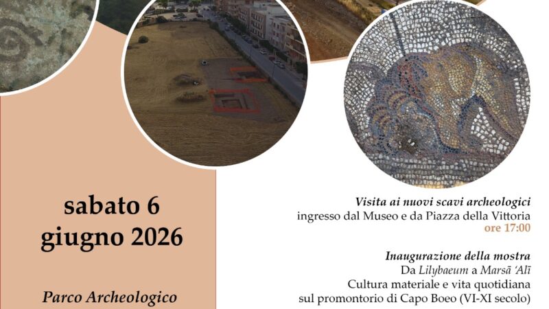 Al momento stai visualizzando Inaugurazione della mostra al Parco Archeologico di Marsala il 6 giugno