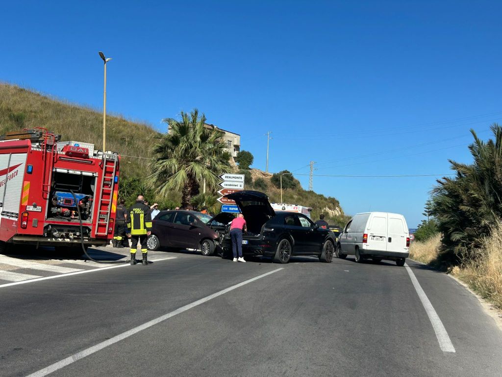 Al momento stai visualizzando Incidente al bivio di Realmonte: un ferito nella nuova collisione