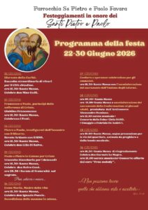 Scopri di più sull'articolo In arrivo i festeggiamenti per i SS. Pietro e Paolo: unione di fede e carità