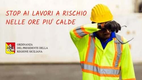 Al momento stai visualizzando Ordinanza regionale: stop ai lavori nelle ore più calde del giorno