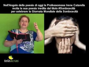 Scopri di più sull'articolo Teleacras – #Angolodellapoesia di Irene Catarella #Sordocecità