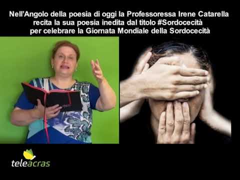 Scopri di più sull'articolo Teleacras – #Angolodellapoesia di Irene Catarella #Sordocecità