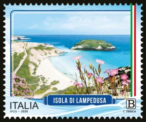 Scopri di più sull'articolo Un francobollo per celebrare l’isola di Lampedusa da Poste Italiane