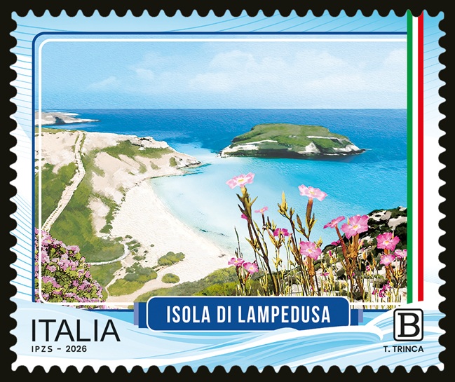 Al momento stai visualizzando Un francobollo per celebrare l’isola di Lampedusa da Poste Italiane