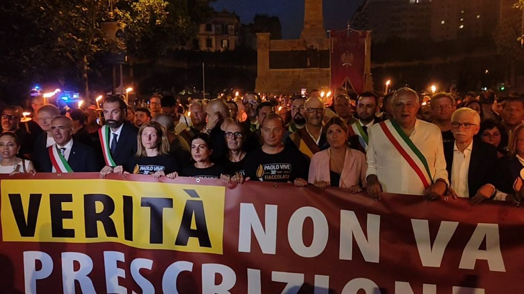 Al momento stai visualizzando Agrigento – “Paolo vive”, a Palermo una fiaccolata per ricordare la strage di via D’Amelio