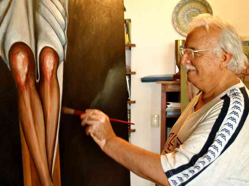 Al momento stai visualizzando Menfi piange la scomparsa dell’artista Pino Bua, un grande talento locale