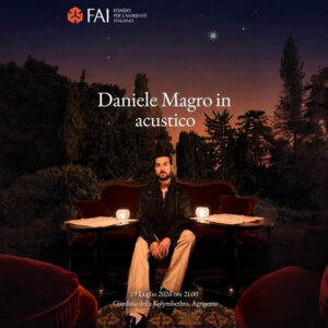 Scopri di più sull'articolo Agrigento – Sere FAI d’Estate, al Giardino della Kolymbethra arriva Daniele Magro in acustico