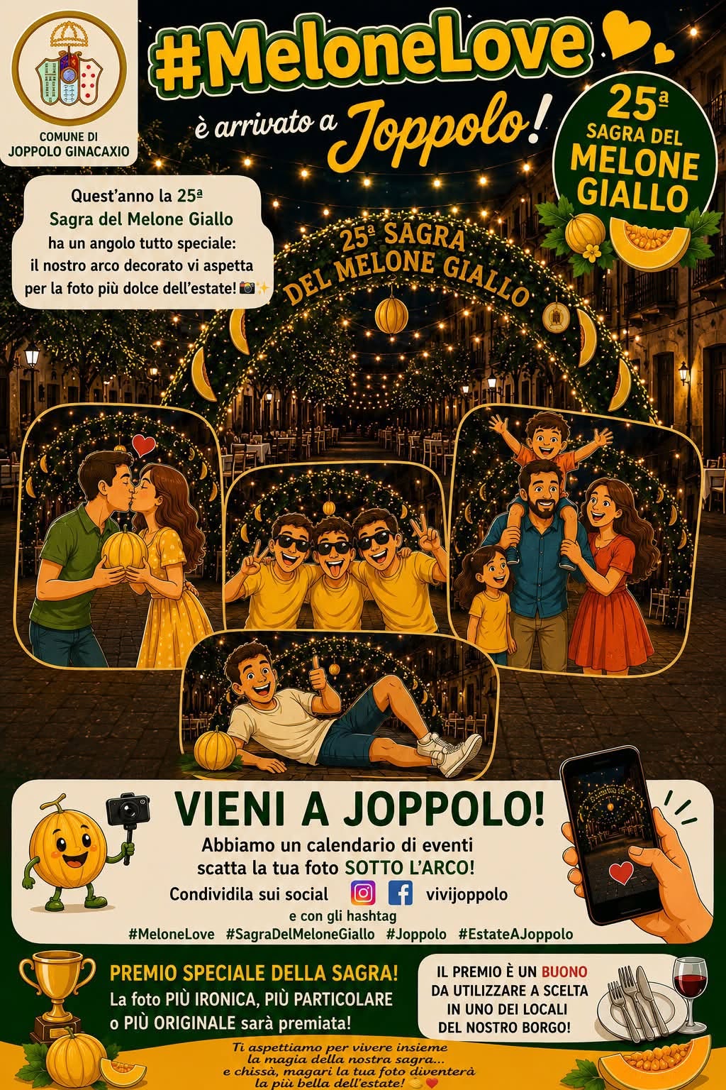 Al momento stai visualizzando Agrigento – Joppolo Giancaxio, un bacio sotto il melone. Iniziativa singolare dell’amministrazione comunale