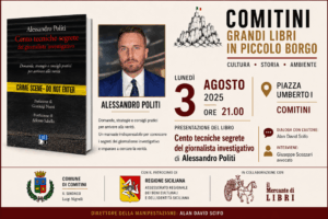 Scopri di più sull'articolo Agrigento – “Cento tecniche segrete del giornalista investigativo”, il giornalista Politi a Comitini