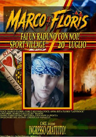 Al momento stai visualizzando Agrigento, in concerto Marco Floris e la sua band
