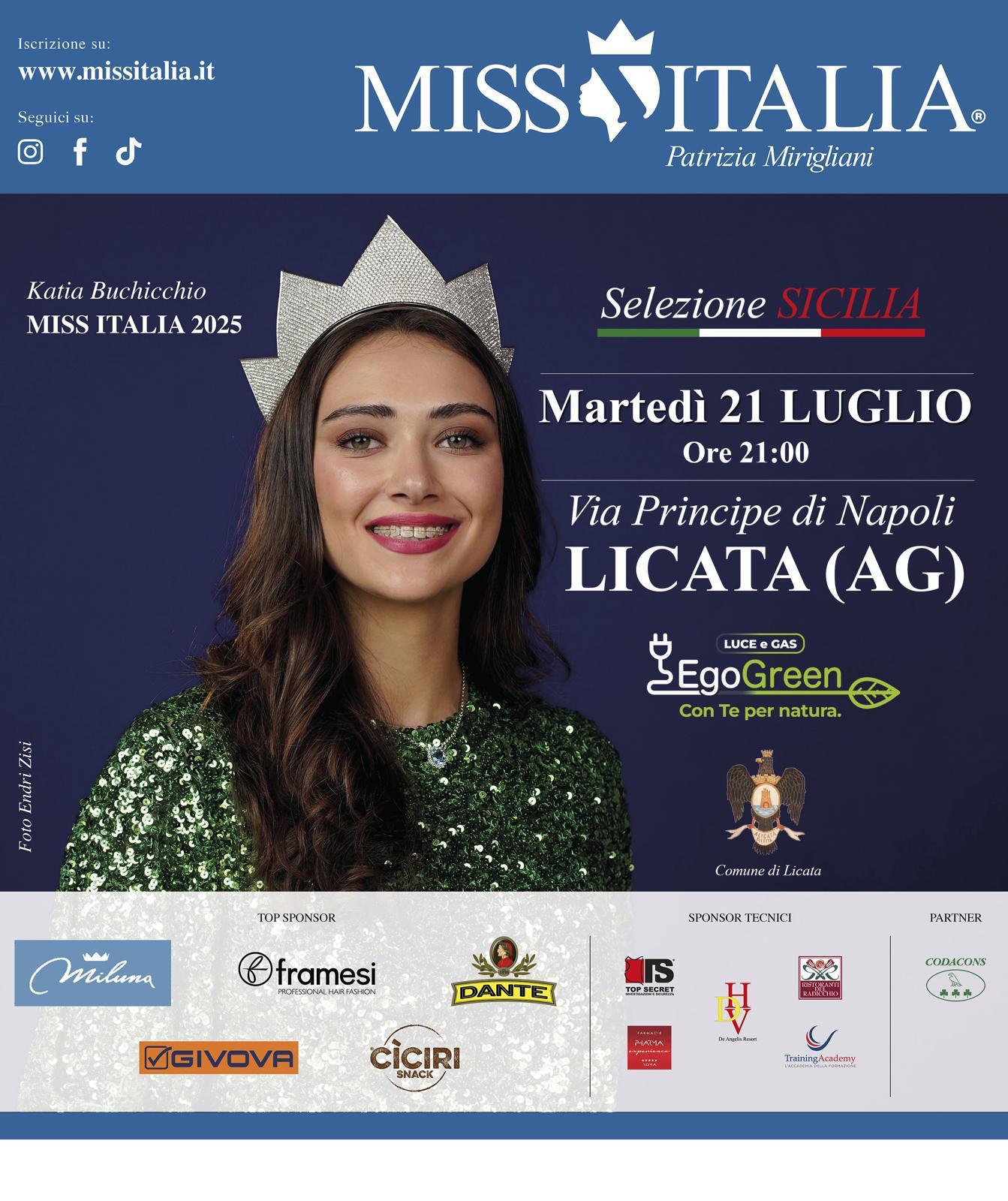 Al momento stai visualizzando Agrigento – EgoGreen sostiene la tappa di Licata di “Miss Italia Sicilia 2026”