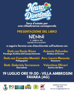 Scopri di più sull'articolo Agrigento – Favara, Valentina Oliveri presenta “Nenni e l’arrivo del signor Piccolomini”
