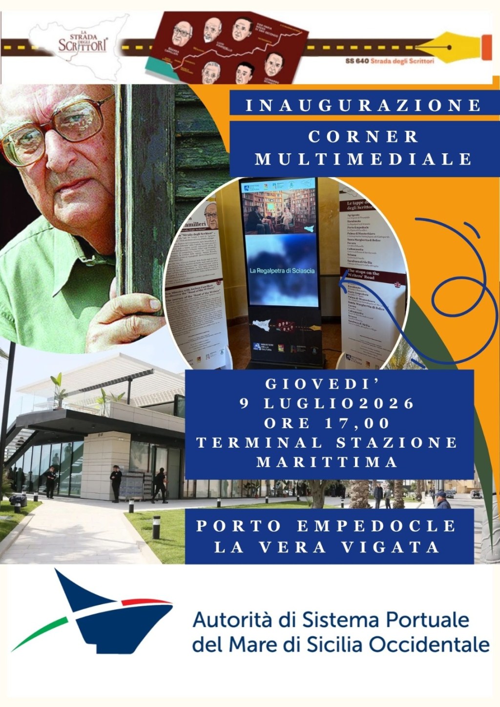 Al momento stai visualizzando Nuovo corner multimediale al terminal di Porto Empedocle per scoprire Vigata