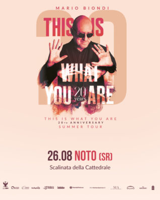 Al momento stai visualizzando Mario Biondi celebra 20 anni di carriera con un concerto a Noto il 26 agosto