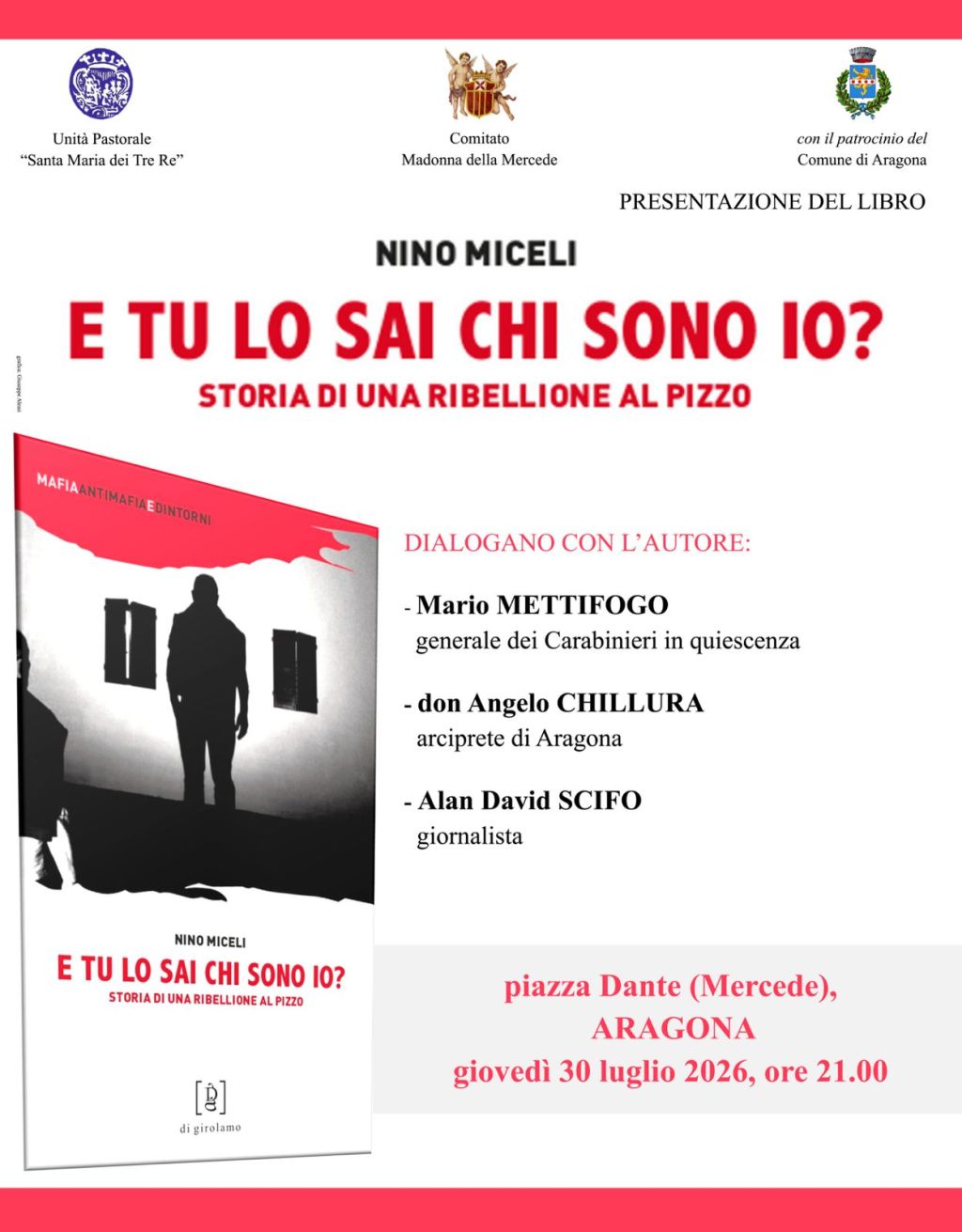 Al momento stai visualizzando Agrigento – Si è ribellato alle estorsioni mafiose, ad Aragona il testimone di giustizia Nino Miceli