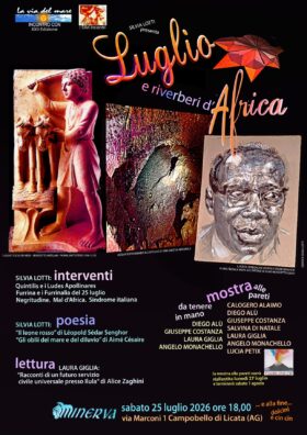 Al momento stai visualizzando Agrigento – “Luglio e riverberi d’Africa”: arte, poesia e cultura protagoniste del nuovo appuntamento de I Silvi incontri