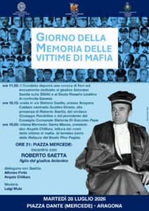 Al momento stai visualizzando Agrigento – Aragona, martedì l’atteso incontro con Roberto Saetta, figlio del magistrato Antonino Saetta