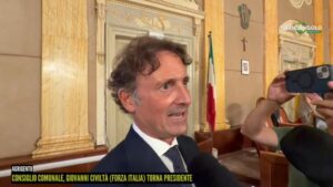 Scopri di più sull'articolo Giovanni Civiltà rieletto presidente del Consiglio comunale: “Uniremo le forze”