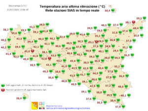 Scopri di più sull'articolo Agrigento – Caldo in Sicilia: oggi ad Aragona 44 gradi e mezzo