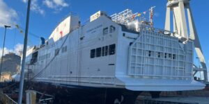 Scopri di più sull'articolo Lampedusa: test di attracco per il traghetto «Costanza I di Sicilia»