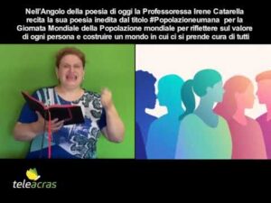 Scopri di più sull'articolo Teleacras – #Angolodellapoesia di Irene Catarella #Popolazioneumana