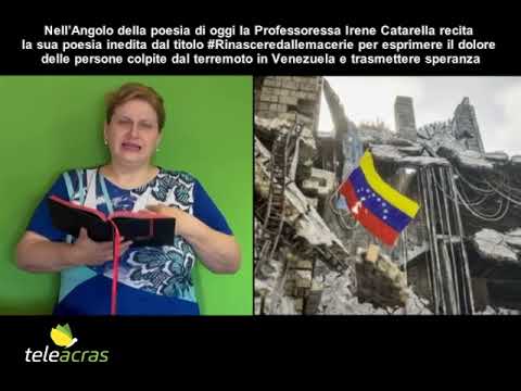 Scopri di più sull'articolo Teleacras – #Angolodellapoesia di Irene Catarella #Rinasceredallemacerie
