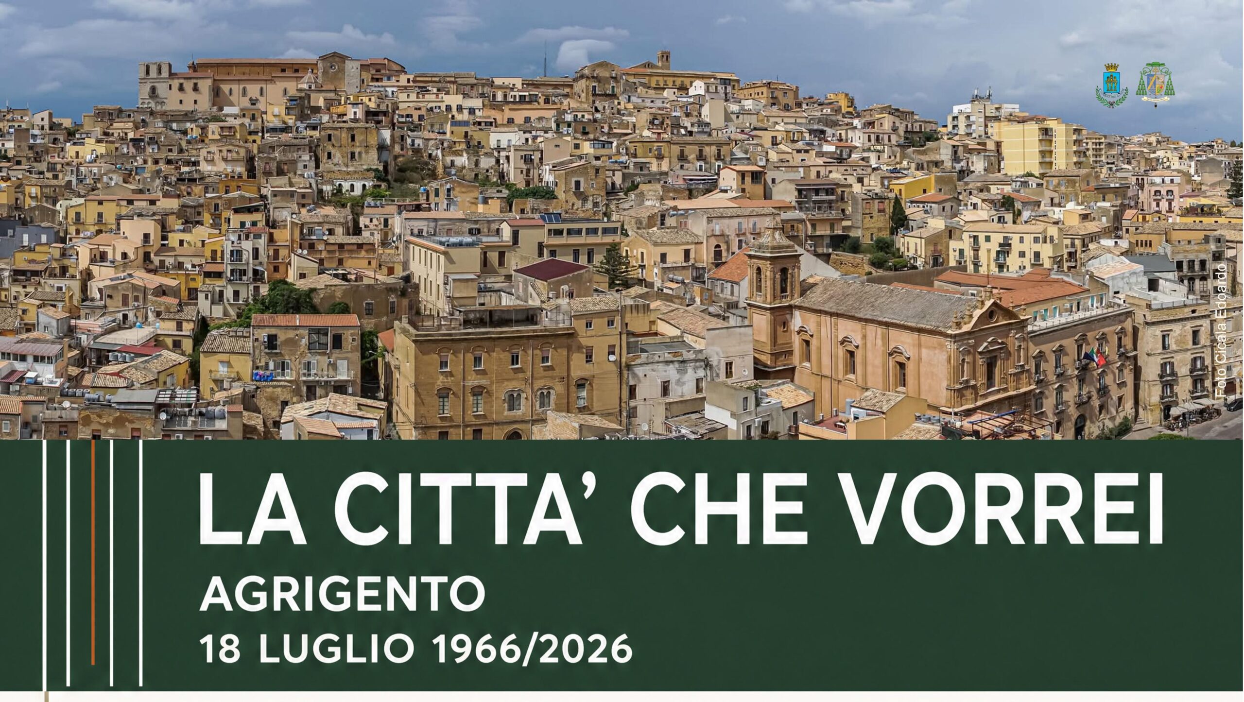 Al momento stai visualizzando Agrigento celebra 60 anni di “La città che vorrei” il 18 luglio 2026
