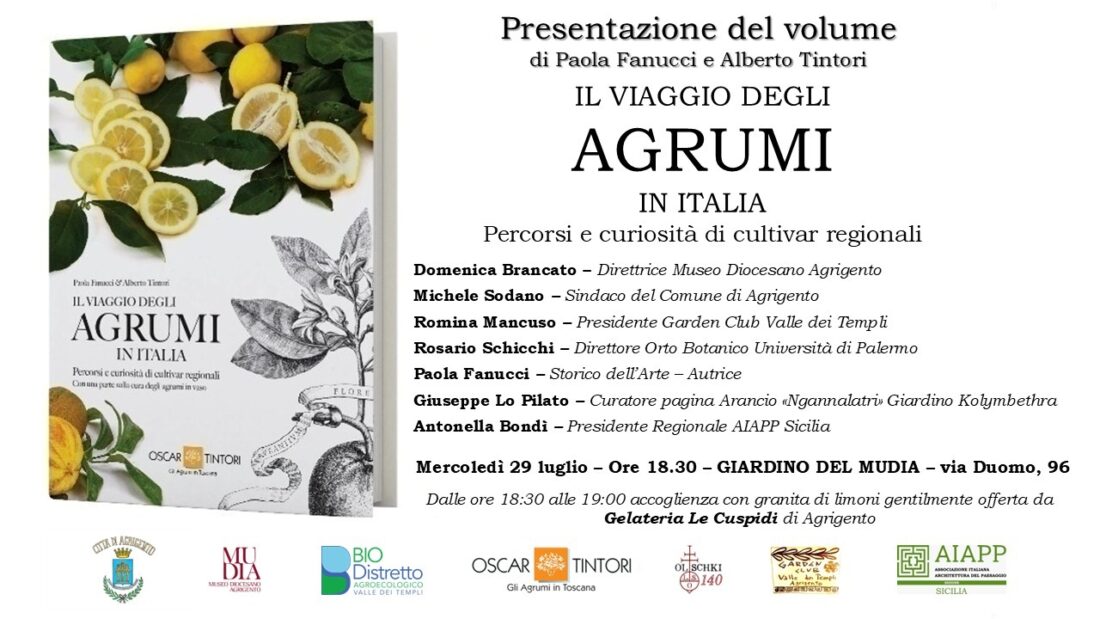 Scopri di più sull'articolo Agrigento – Tra profumi e storia: al Giardino del MUDIA si presenta “Il Viaggio degli agrumi in Italia”