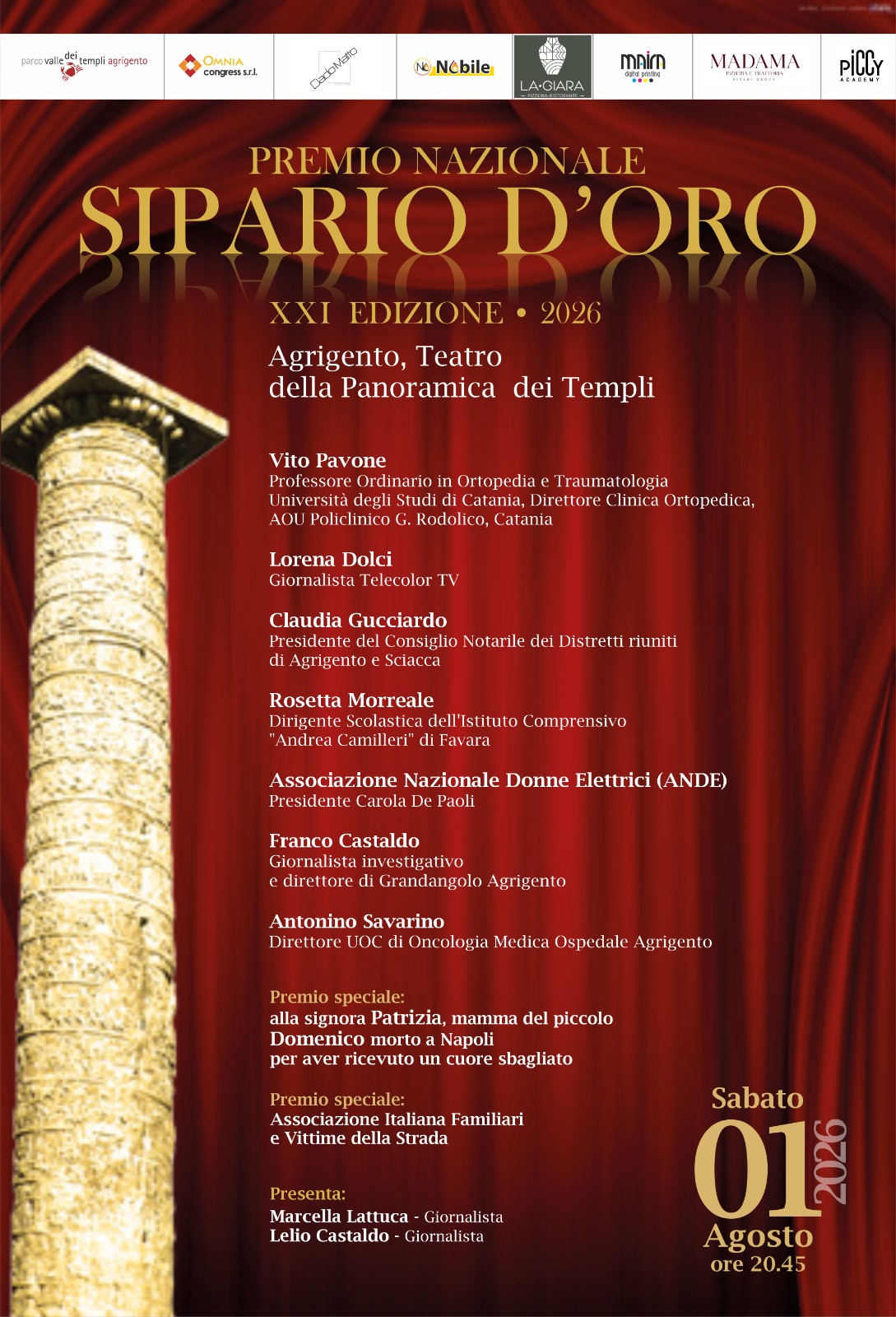 Al momento stai visualizzando Agrigento – Premio nazionale Sipario d’Oro, disponibile il parcheggio di Casa Sanfilippo per il pubblico