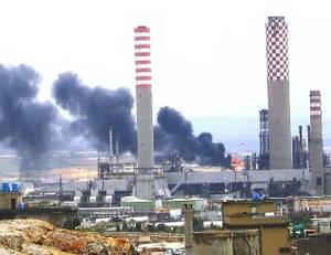 Scopri di più sull'articolo Monitoraggi intensificati nel Petrolchimico di Priolo per combattere i miasmi