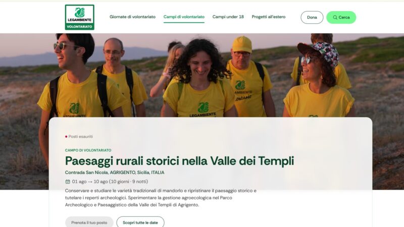 Al momento stai visualizzando Agrigento – Valorizzazione del bosco dei mandorli di S.Nicola, grazie all’opera dei volontari e Legambiente
