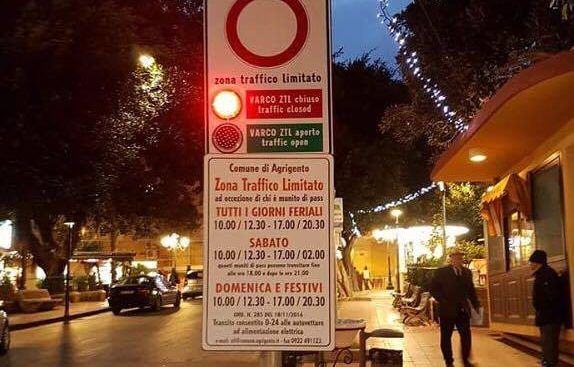 Al momento stai visualizzando Nuovi orari per la Ztl in Via Atenea ad Agrigento dal 13 luglio