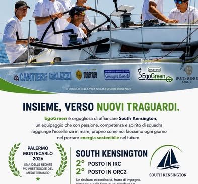 Al momento stai visualizzando Agrigento – EgoGreen al fianco di South Kensington: doppio secondo posto alla Palermo-Montecarlo 2026