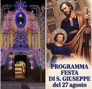 Scopri di più sull'articolo Agrigento – Festa di San Giuseppe, Leggi il programma di oggi giovedì 27 agosto