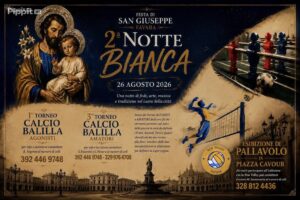 Scopri di più sull'articolo Agrigento – Festa di S. Giuseppe: il programma del 26 agosto. Neja a Favara