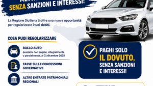 Scopri di più sull'articolo Agrigento – Sicilia, torna lo “straccia bollo”: Debiti regionali senza sanzioni e interessi, c’è tempo fino al 31 ottobre