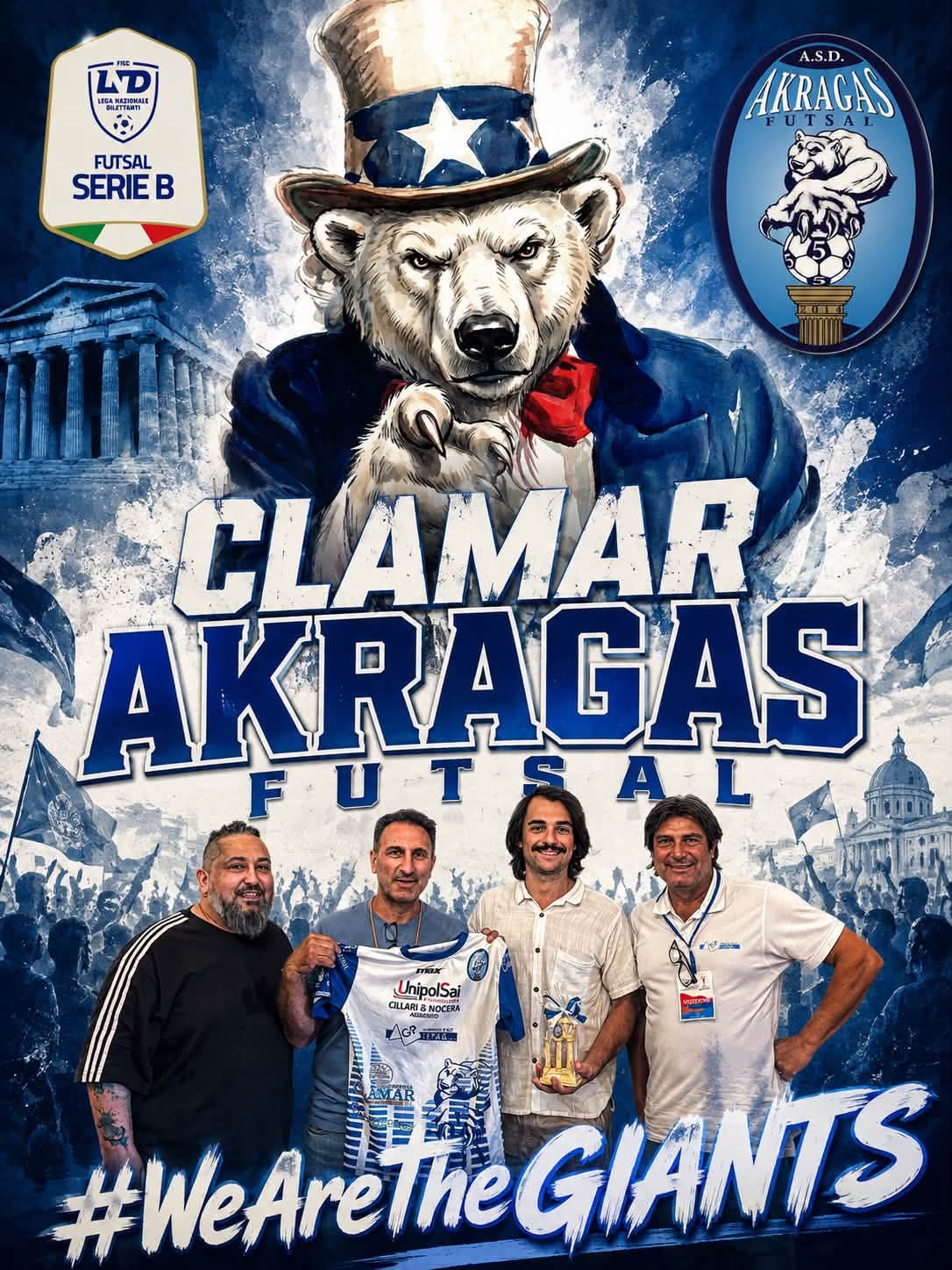 Al momento stai visualizzando L’ Akragas futsal avrà il logo del Comune di Agrigento sulla maglia